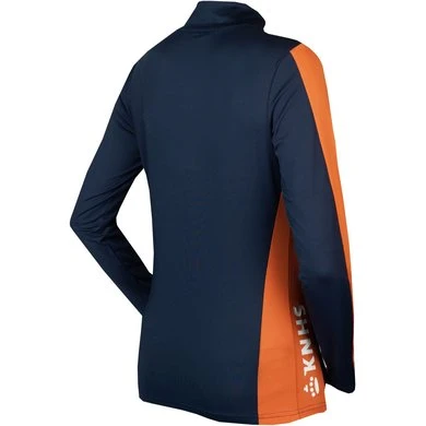 KNHS Shirt Eventing Fan NL Blauw/Oranje 4 KNHS Shirt Eventing Fan NL Blauw/Oranje - Afbeelding 2