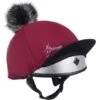 LeMieux Hat Silks Mulberry One Size -Waldhau Paard Winkel lmx lm hat silk mulberry2 lr.4dbb50