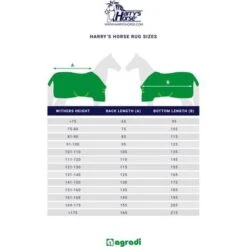 Harry's Horse Uitrijdeken Reflective Reflecterend 18 Harry's Horse Uitrijdeken Reflective Reflecterend -Waldhau Paard Winkel maattabel rugsizes harryshorse.7b339e