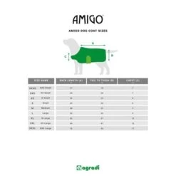 Amigo Ripstop Reflectech Comp Sheet Grey/Zwart -Waldhau Paard Winkel maattabel hondendekens amigo.ac66b9