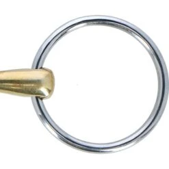 Horka Watertrens Dubbel Gebroken 18mm Goldbrass -Waldhau Paard Winkel productagradi a1156612 3.7ac4d6