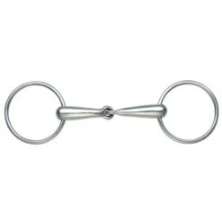 Shires Enkel Gebroken Watertrens Bit 18mm RVS