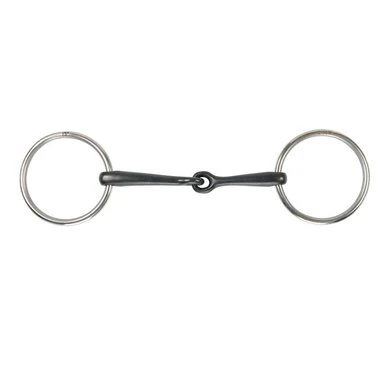 Shires Bit Sweet Iron Jointed Loose Ring Zwart 3 Shires Bit Sweet Iron Jointed Loose Ring Zwart