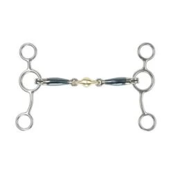 Shires Bit Blue Sweet Iron Tom Thumb With Lozenge Blauw