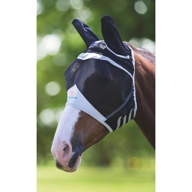 Shires Vliegenmasker Met Oren Mesh Black 6 Shires Vliegenmasker Met Oren Mesh Black - Afbeelding 4