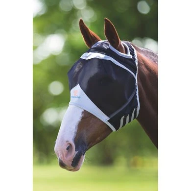 Shires Vliegenmasker Met Ooruitsparing Black 6 Shires Vliegenmasker Met Ooruitsparing Black - Afbeelding 4