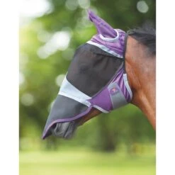 Shires Vliegenmasker Deluxe Met Oren En Neus Paars 10 Shires Vliegenmasker Deluxe Met Oren En Neus Paars -Waldhau Paard Winkel shires 6671 purple.8389dd