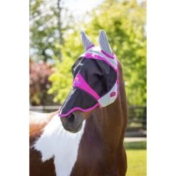 Shires Vliegenmasker Air Motion Met Oren En Neus Roze 11 Shires Vliegenmasker Air Motion Met Oren En Neus Roze -Waldhau Paard Winkel shires 6678 pink 1.a9bfe3