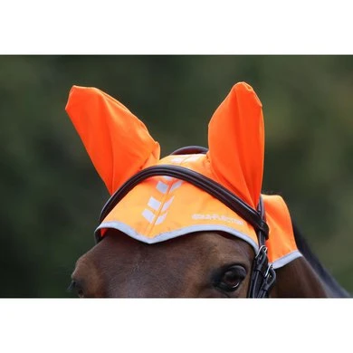 Equi-Flector Oornetje Reflecterend Oranje 3 Equi-Flector Oornetje Reflecterend Oranje
