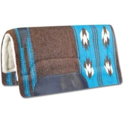 Waldhausen Westernpad Utah Bruin/Turquoise 86x87cm