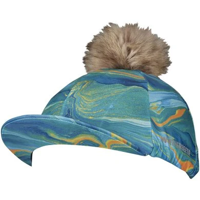 Weatherbeeta Hat Silk Swirl Blauw/Oranje One Size 3 Weatherbeeta Hat Silk Swirl Blauw/Oranje One Size