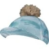 Weatherbeeta Hat Silk Swirl Turquoise One Size -Waldhau Paard Winkel wb 1009482000 turquoiseswirlmarbleprint wb hat silk image hero null.74989a
