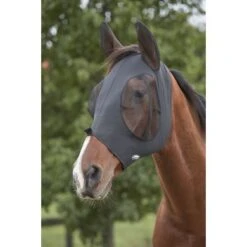 Weatherbeeta Vliegenmasker Deluxe Stretch Bug Met Oren Zwart -Waldhau Paard Winkel wb 1009573000 blackblack wb deluxe stretch bug eye saver image hero null.2158a8